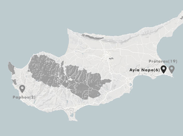 map region Ayia Napa